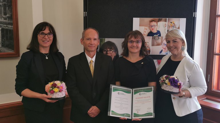 Award "Donor of the Year" of Zala County Region - Hungary