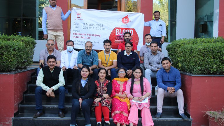 Edelmann India - Blutspendeaktion