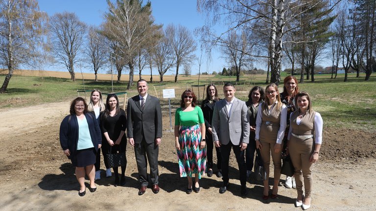 Tree planting initiative in Hungary